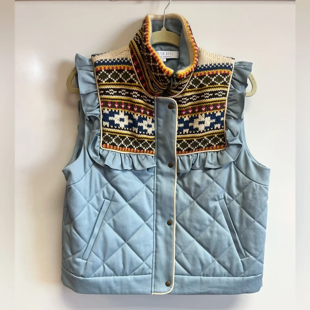 Hunter Bell Pippa Vest- Fair Isle Knit - Picture 5 of 14